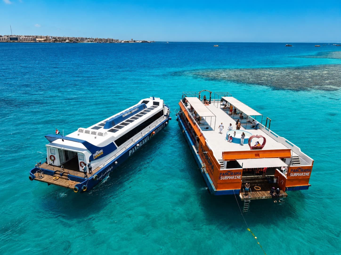 Hurghada Glass-Bottom Boat and Snorkeling Trip