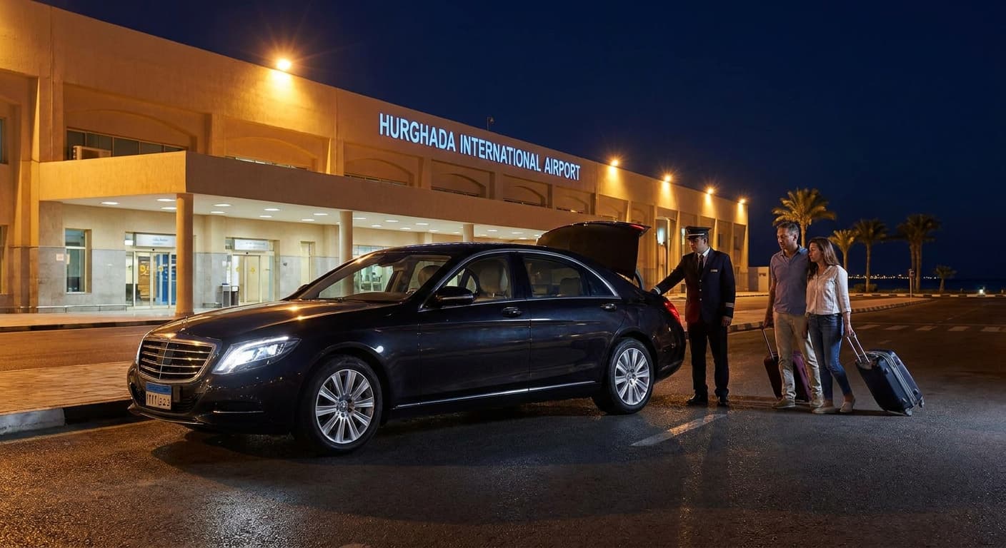 Airport transfers for late-night arrivals in Hurghada