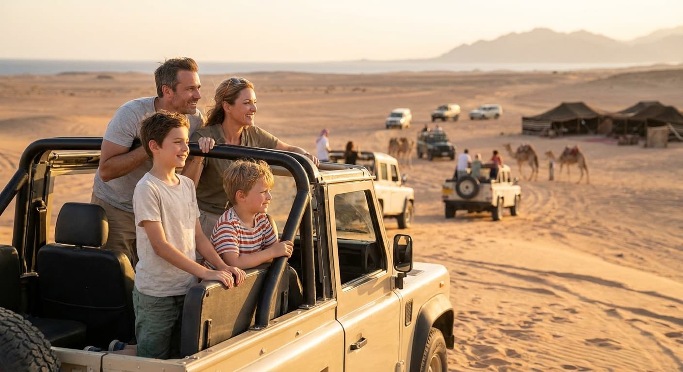 Best desert safari tours in Hurghada for families