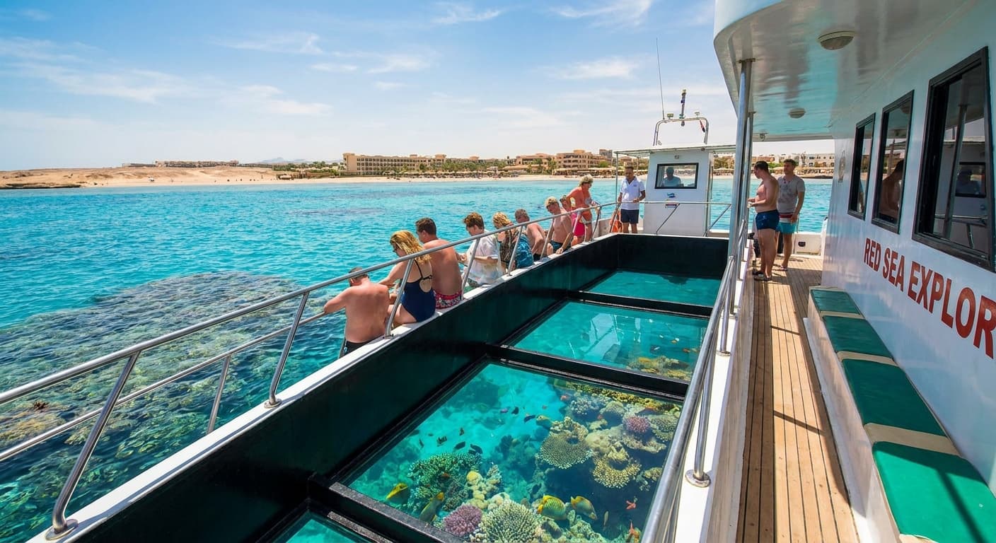 Best glass bottom boat tours in Hurghada