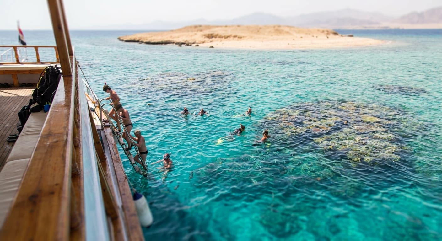 Best island boat trips in Hurghada for snorkeling