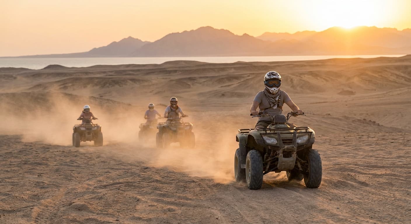 Best quad biking desert safaris in Hurghada