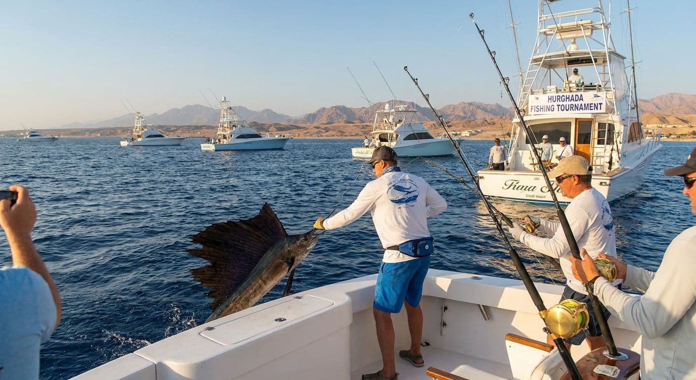 Deep sea fishing charter tournaments in Hurghada
