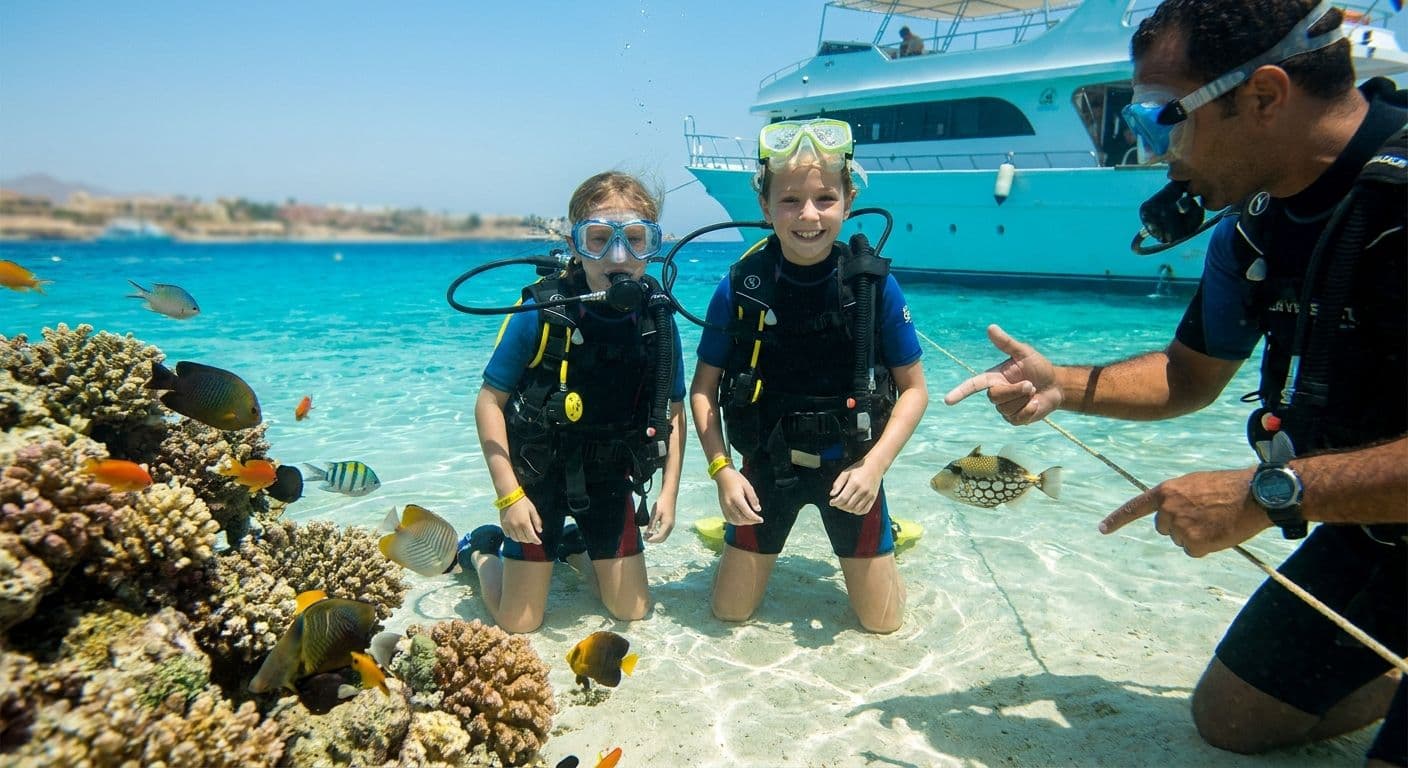 Discover Scuba diving experience for kids in Hurghada