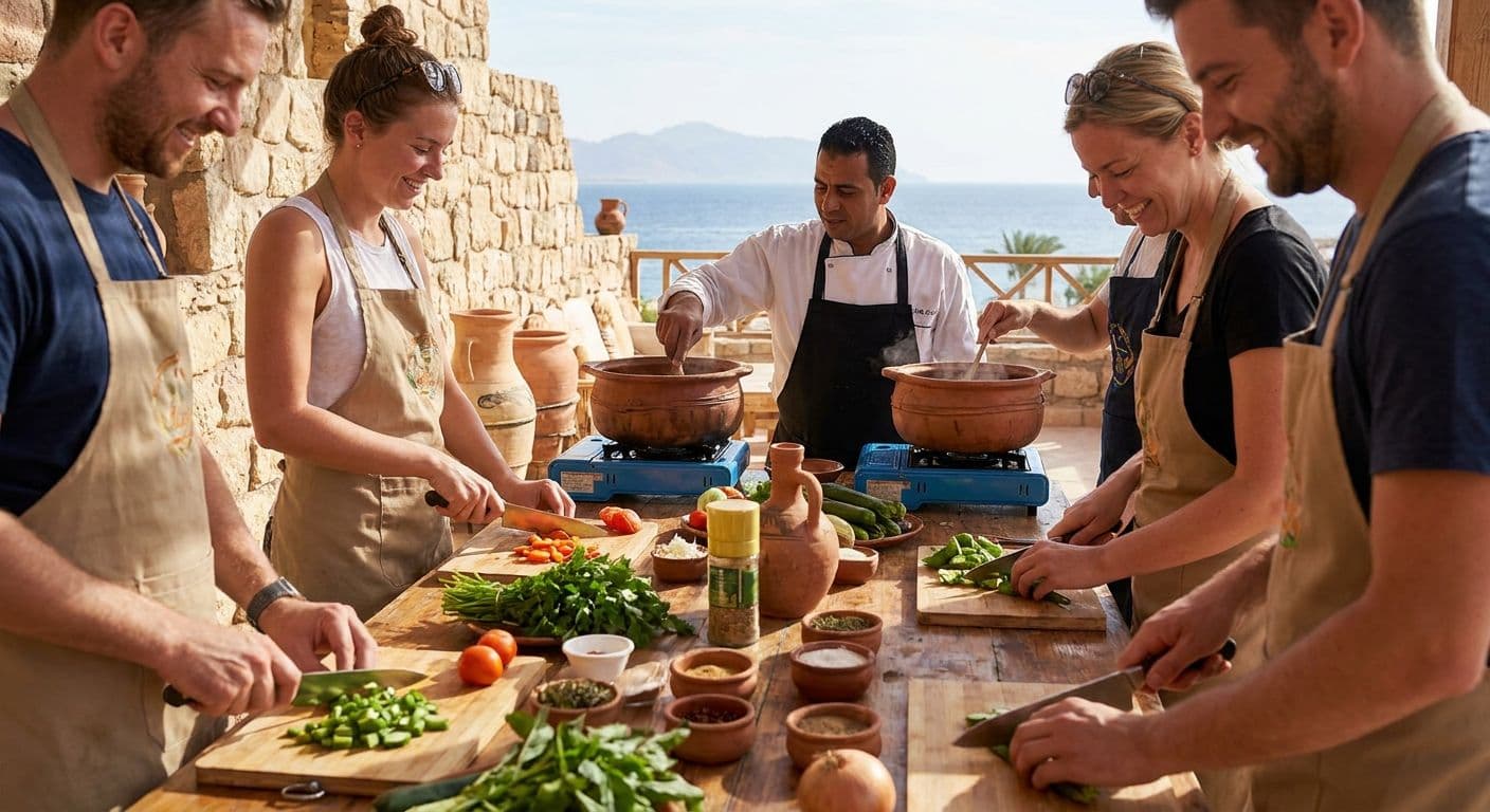 Egyptian cooking class excursion in Hurghada