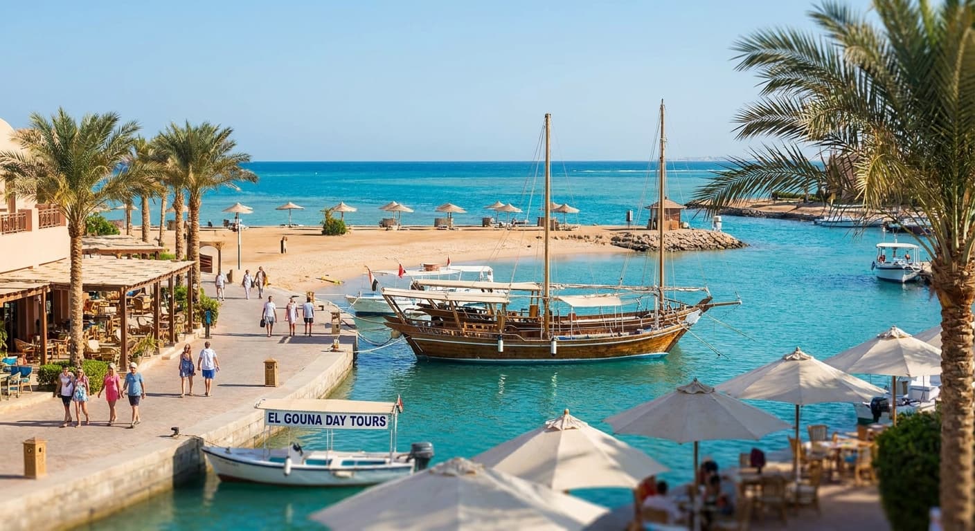 El Gouna day trip for beach and marina lovers