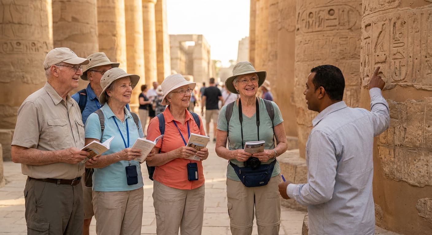 Historical tours of Luxor for seniors from Hurghada