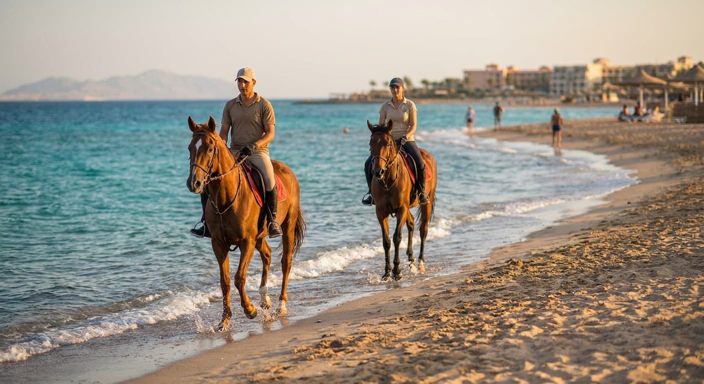 Horseback riding tours for beach lovers in Hurghada