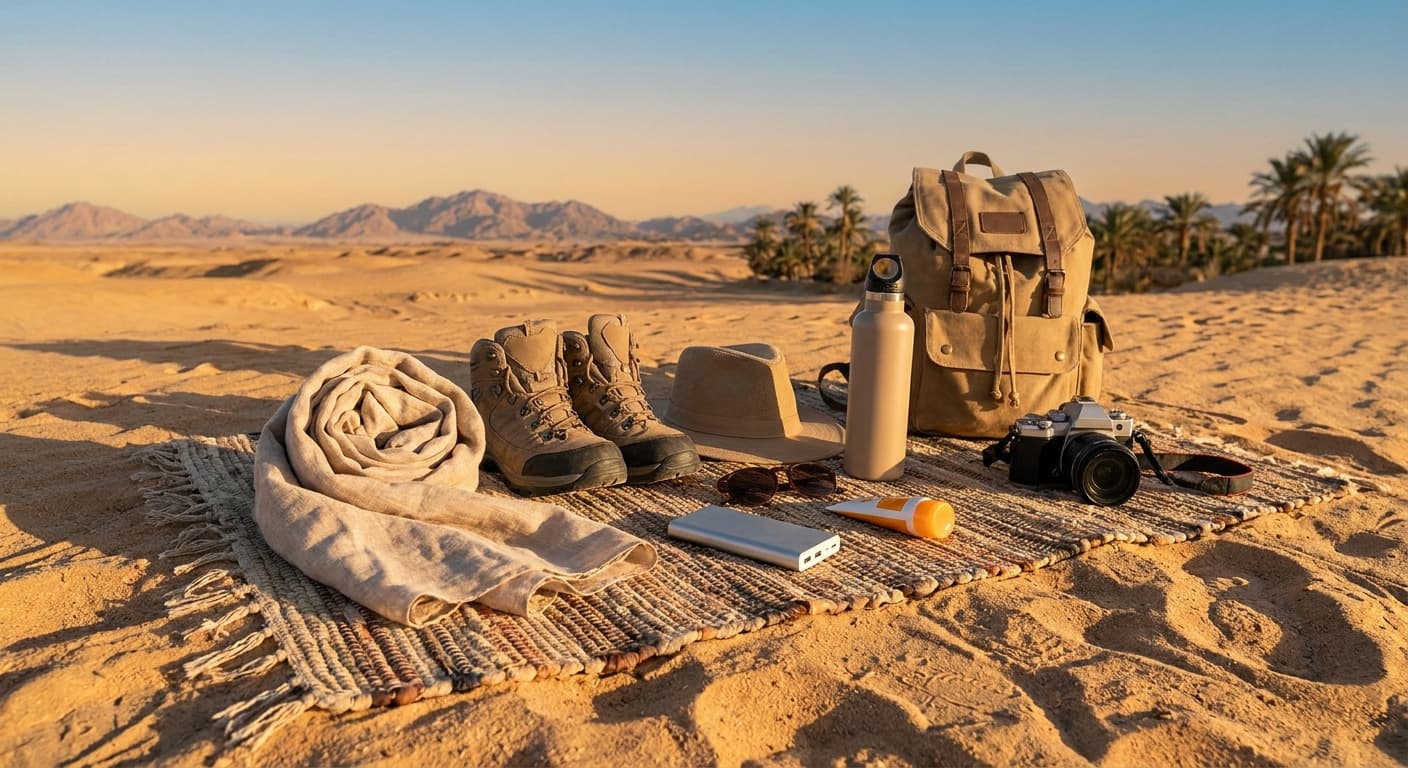 How to pack for a desert safari in Hurghada