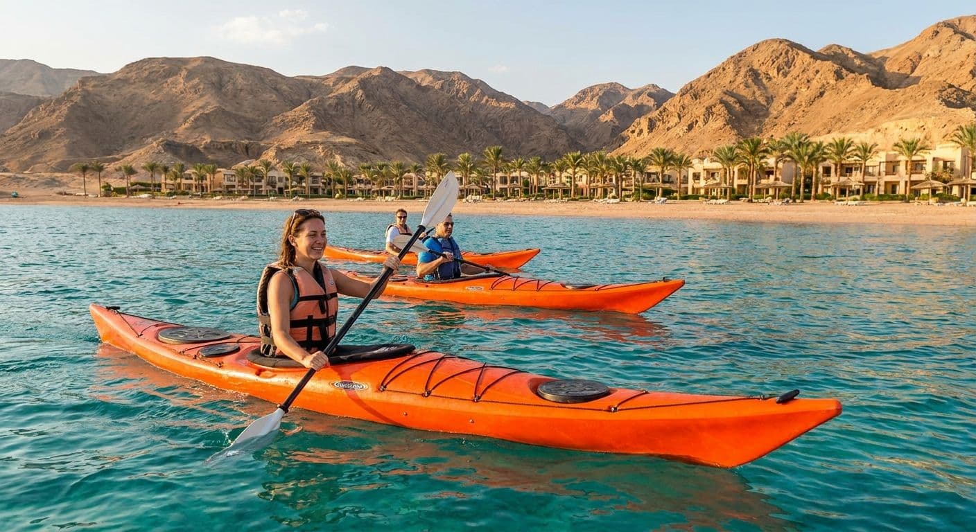 Kayaking tours along the Red Sea coast