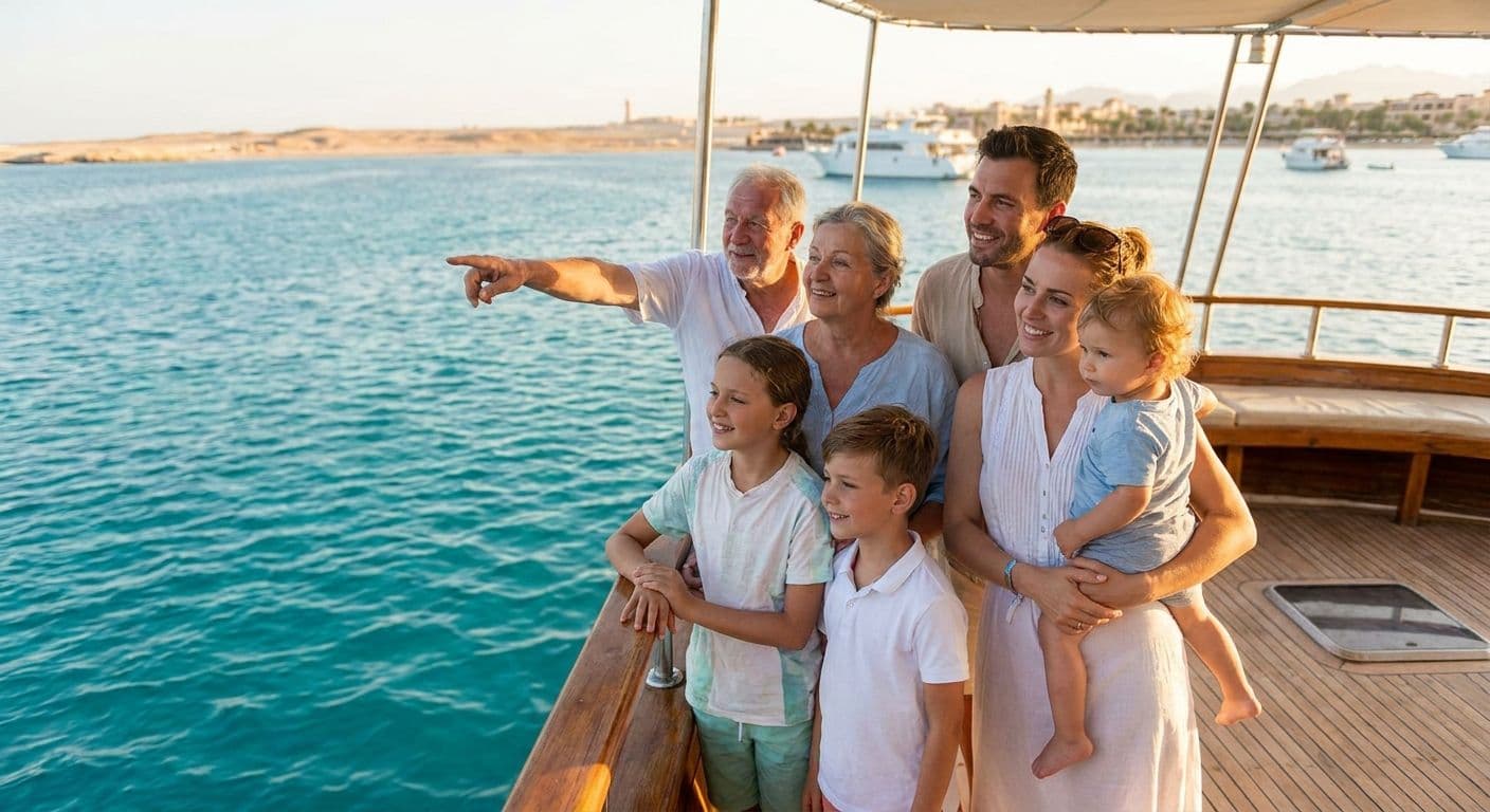 Multi-generational family reunion tours in Hurghada