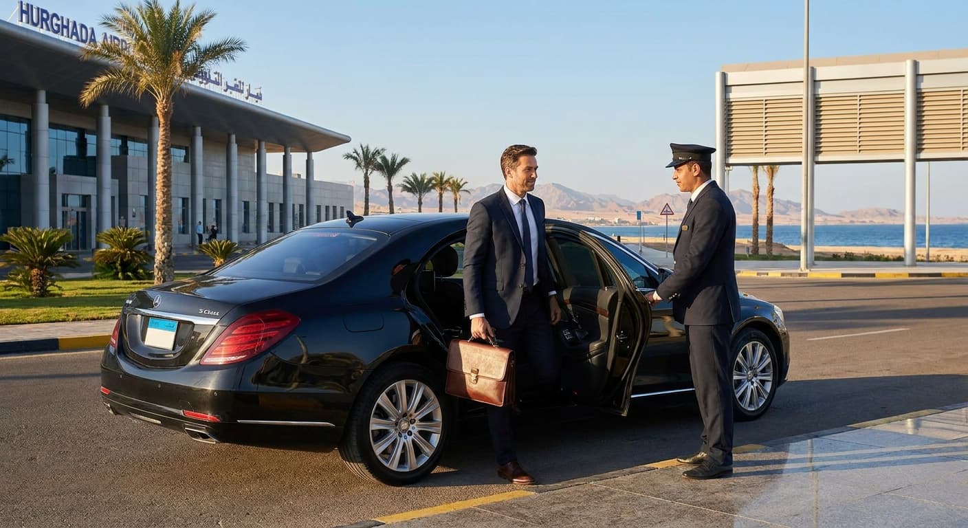 Private airport transfers for business travelers in Hurghada