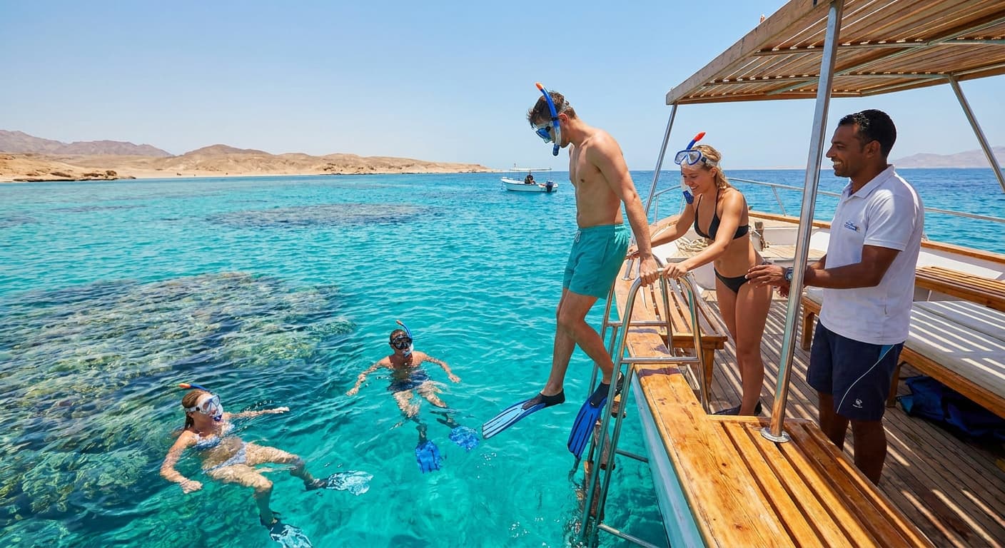 Private snorkeling tours for small groups in Hurghada