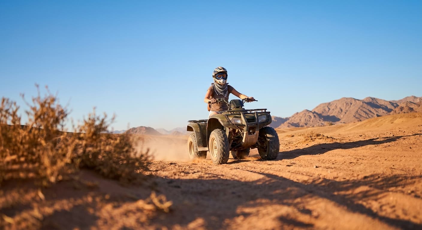 Quad biking safaris for solo travelers in Hurghada