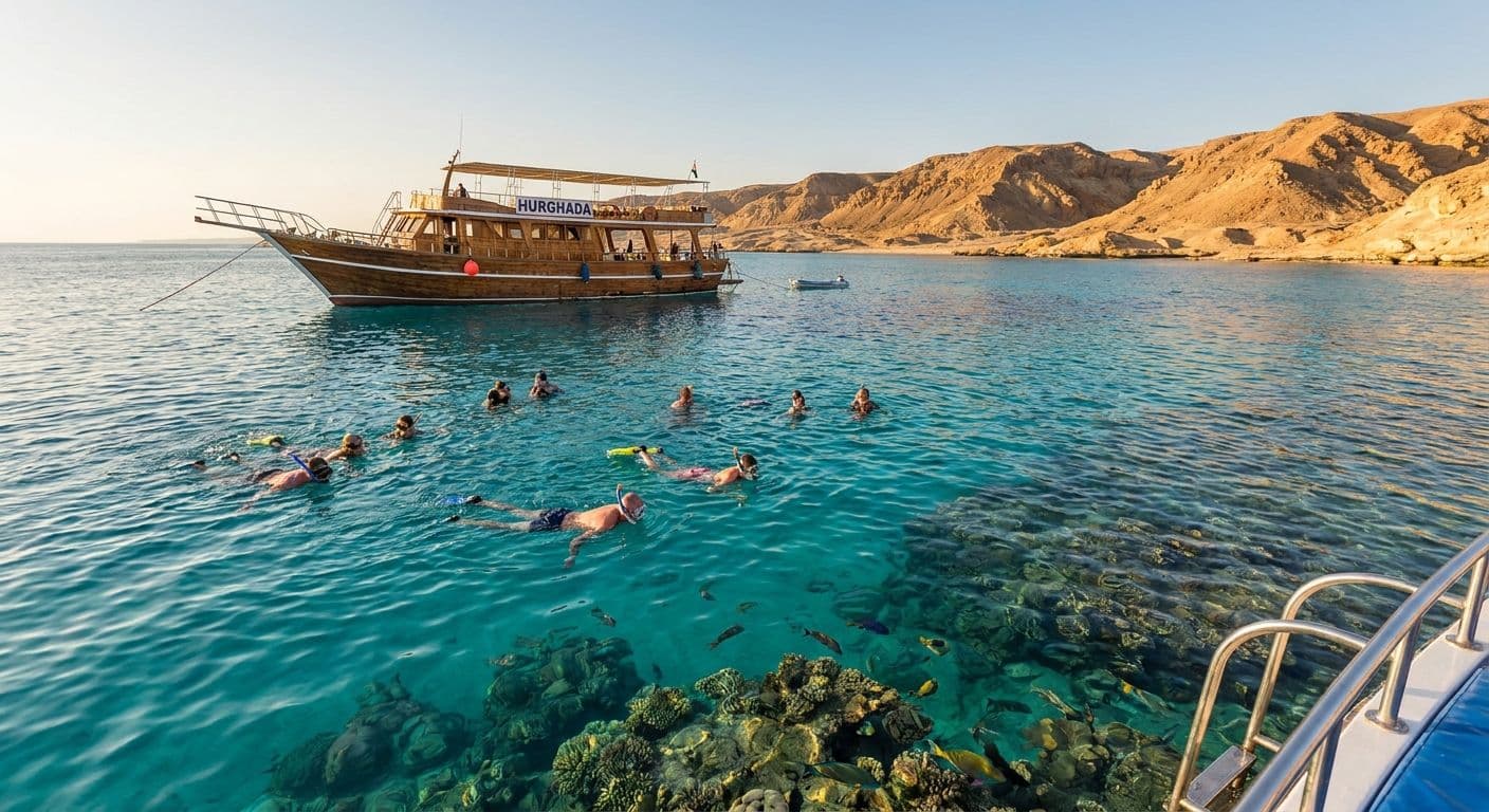 Ras Mohammed National Park snorkeling trip from Hurghada