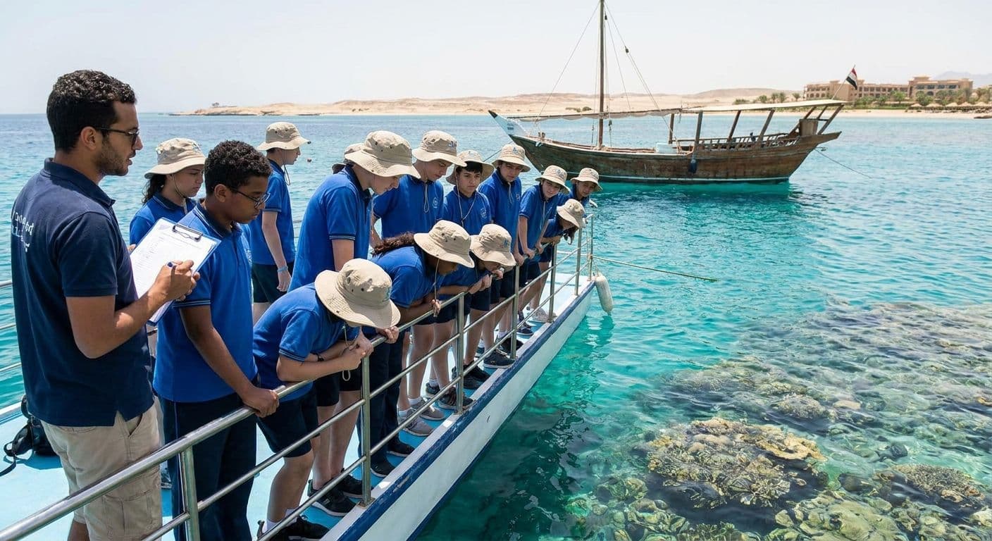 School group educational tours in Hurghada