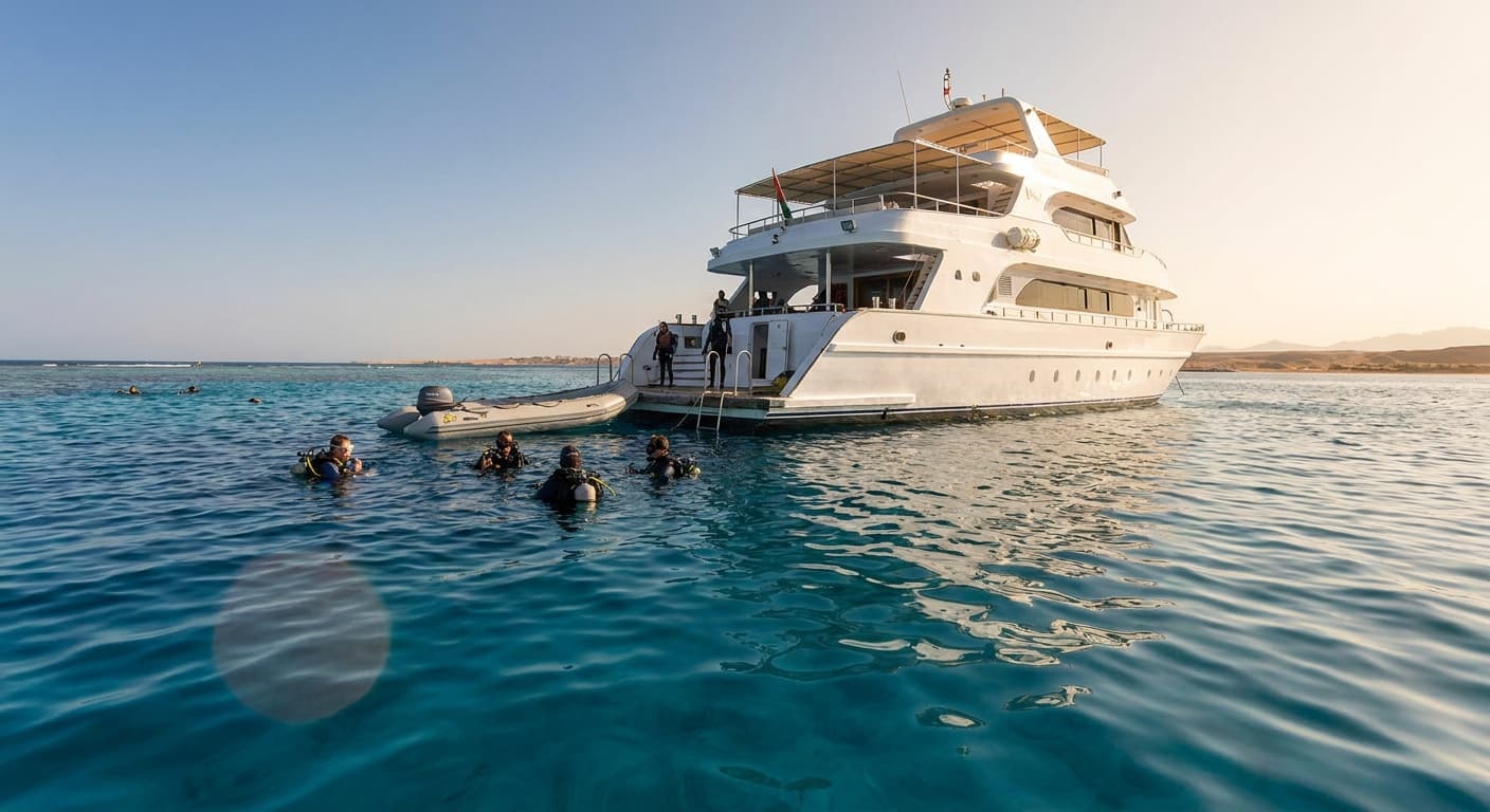 Scuba diving liveaboard trips from Hurghada