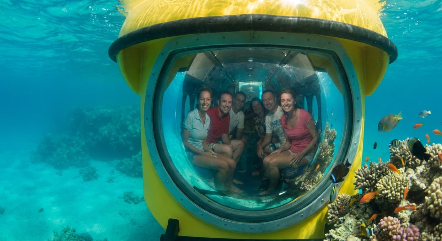 Submarine tour in Hurghada for non-divers