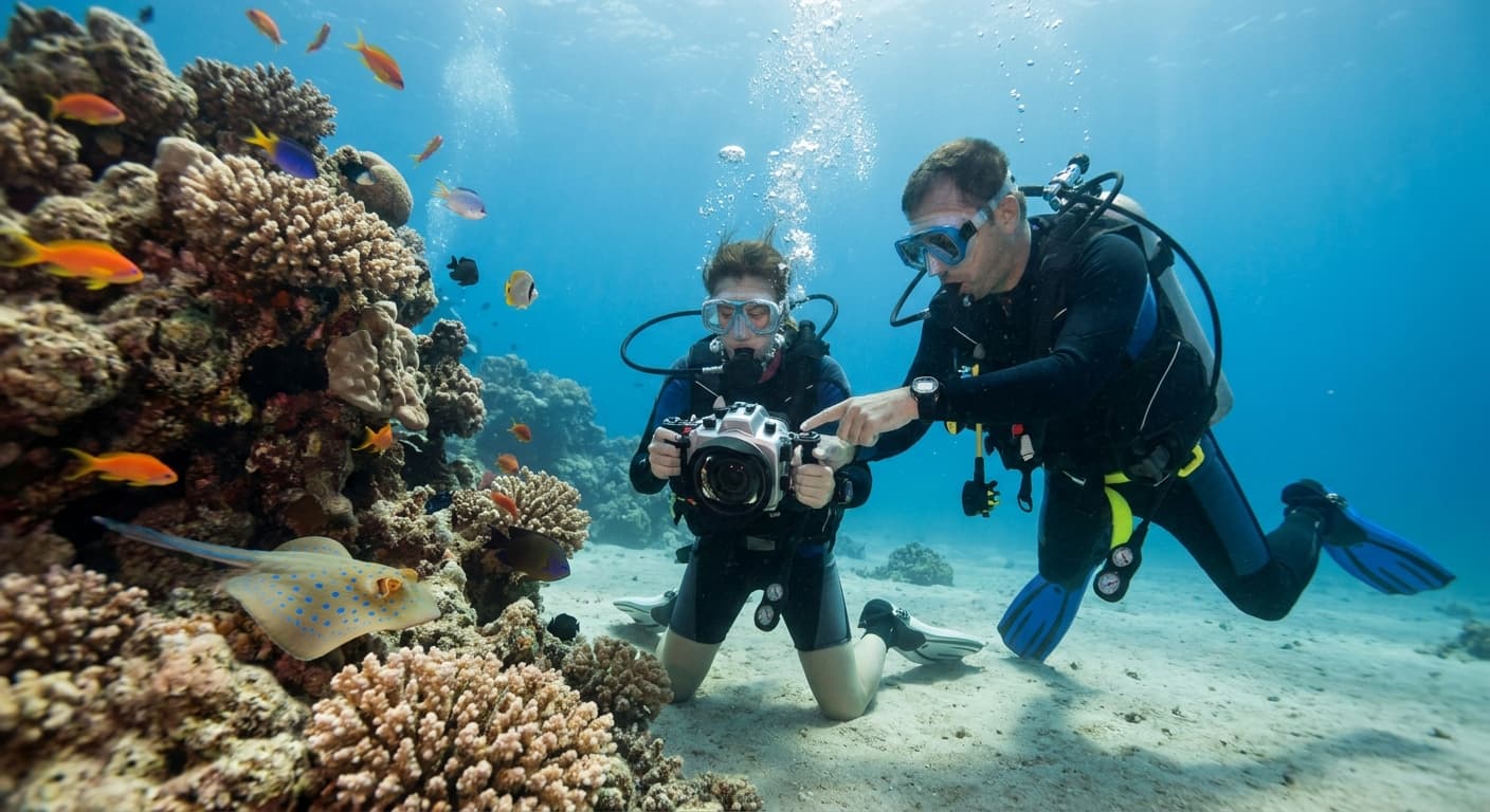 Underwater photography course for scuba divers