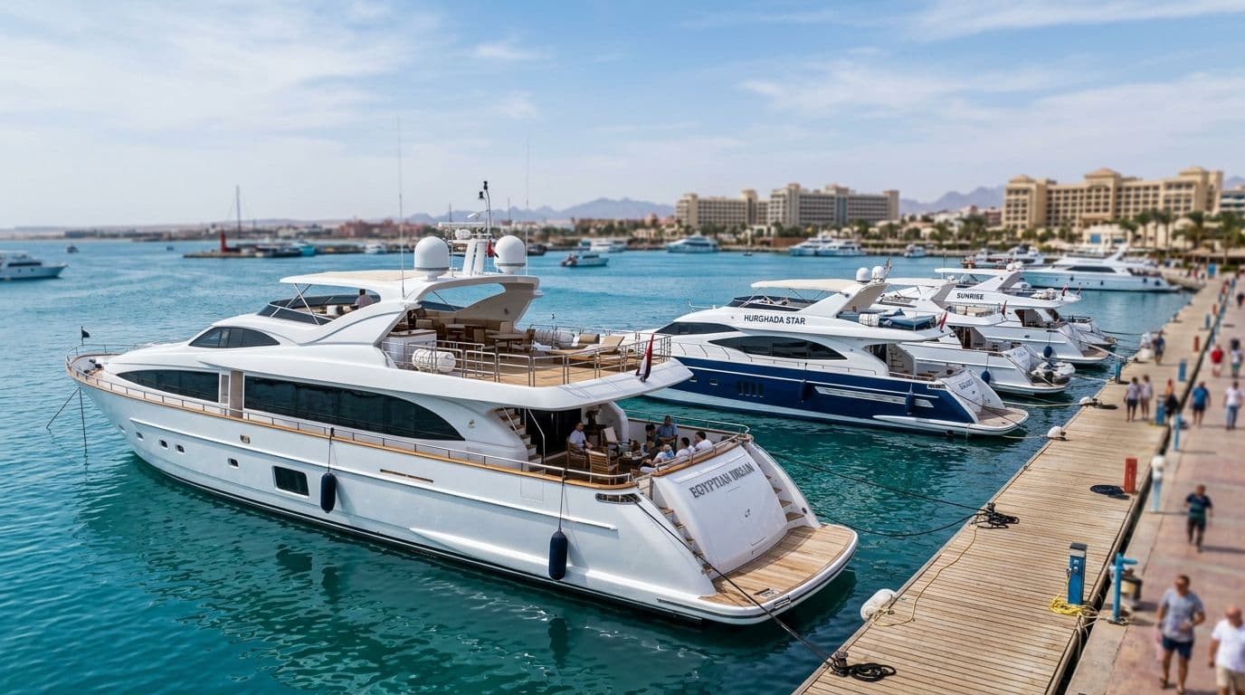 Private Yacht Charter Hurghada Ranked by Boat Size 2026